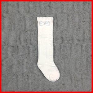 White Knee High Socks for Kids, Sizes 12m-10YEARS